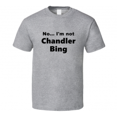 Chandler Bing Fan Look-alike Funny Gift Trendy T Shirt