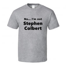 Stephen Colbert Fan Look-alike Funny Gift Trendy T Shirt