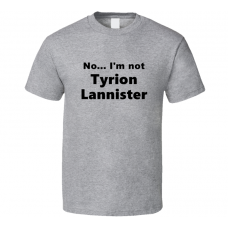 Tyrion Lannister Fan Look-alike Funny Gift Trendy T Shirt