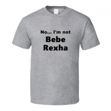 Bebe Rexha Fan Look-alike Funny Gift Trendy T Shirt