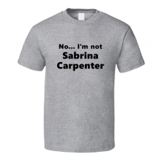 Sabrina Carpenter Fan Look-alike Funny Gift Trendy T Shirt