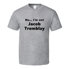 Jacob Tremblay Fan Look-alike Funny Gift Trendy T Shirt