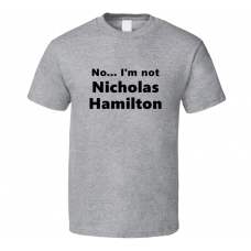 Nicholas Hamilton Fan Look-alike Funny Gift Trendy T Shirt