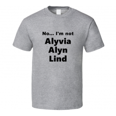 Alyvia Alyn Lind Fan Look-alike Funny Gift Trendy T Shirt