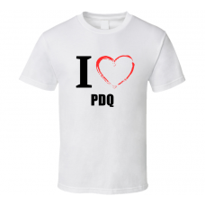 Pdq Resturant Fan Funny I Heart Food Gift T Shirt