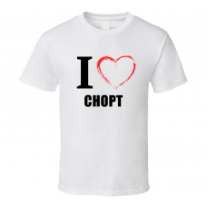 Chopt Resturant Fan Funny I Heart Food Gift T Shirt