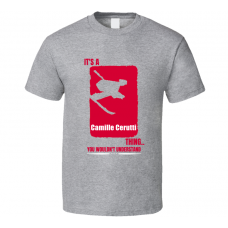 Camille Cerutti Alpine Skiing Team France Cool Olympic Athlete Fan Gift T Shirt