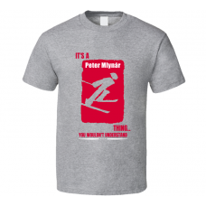 Peter Mlyn?r Cross-country Skiing Team Slovakia Cool Olympic Athlete Fan Gift T Shirt
