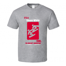 Shaun White Snowboarding Team United States Cool Olympic Athlete Fan Gift T Shirt