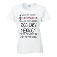 Zachary Merrick Be Yourself Singer Band Music Concert T Shirt