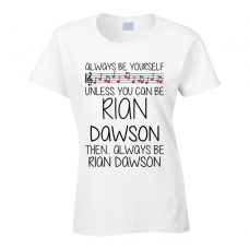 Rian Dawson Be Yourself Singer Band Music Concert T Shirt