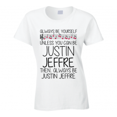 Justin Jeffre Be Yourself Singer Band Music Concert T Shirt