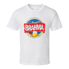 Brahma Beer Chopp Weathered Aged Look T Shirt