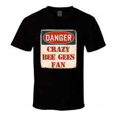 Crazy Bee Gees Fan Music Artist Vintage Sign T Shirt