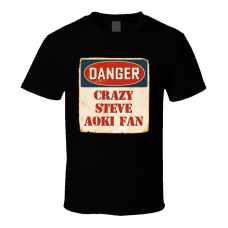 Crazy Steve Aoki Fan Music Artist Vintage Sign T Shirt