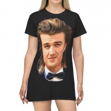 Steve Harrington Stranger Things Tv Show Cool Fan Gift Posterized T Shirt Dress